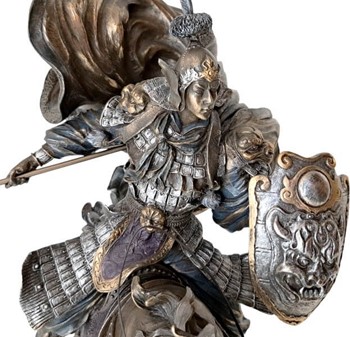 Luksuriøs Figur til Kontor. Zhao Yun kinesisk generel. Gave til chefen