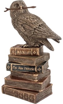 Ugle Figur Bronze. Kreativ Studentergave og Symbol på Visdom