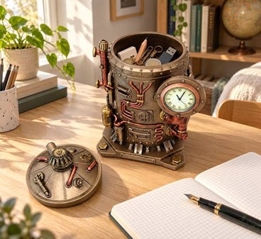 Steampunk Ur Smykkeskrin – Hemmeligt rum til dine værdigenstande