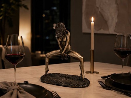 Kvindekrop Figur i Bronze. Elegant Erotisk Skulptur til Moderne Hjem