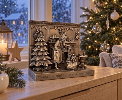 “Natten før jul” julefigur i bronze – Perfekt mesterværk og julegave