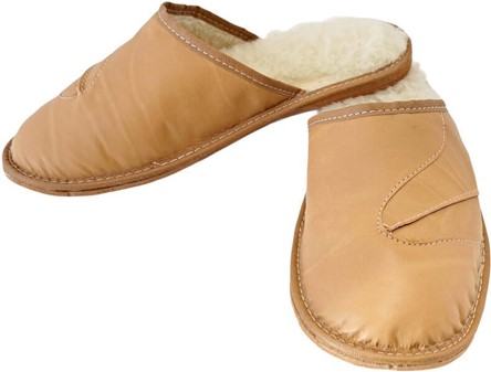 Herre Hjemmesko i Kunstlæder og Uld. Holdbare, varme og elegante