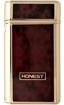 Luksuriøs USB Cigaret Lighter. Dobbelt Elektrisk Lysbue, Mahogni Farve