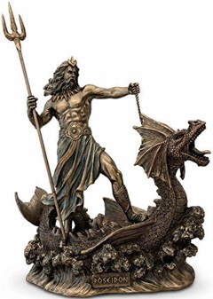 POSEIDON. Figur som gave til manden som har alt og gave til hjem
