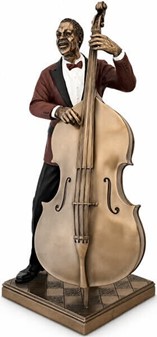JAZZ KONTRABASSIST FIGUR | Julegave til Musiker og Musikelskeren