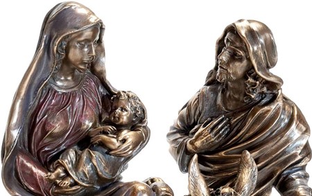 FLUGT TIL EGYPTEN. Enestående figur Hellige Familie. Ideel Julegave