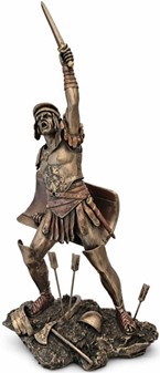 Spartacus bronze figur. Gør din hylde episk (uden at kæmpe selv)
