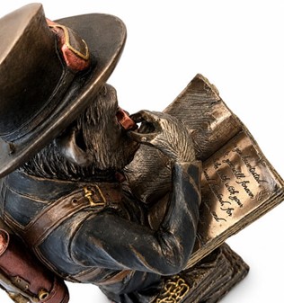 STUDERENDE GAVE. Chimpanse videnskabsmand - Steampunk figur