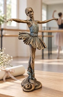 BALLETDANSER FIGUR. Enestående ballerina figur til en gave