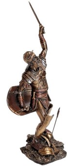 Spartacus bronze figur. Gør din hylde episk (uden at kæmpe selv)