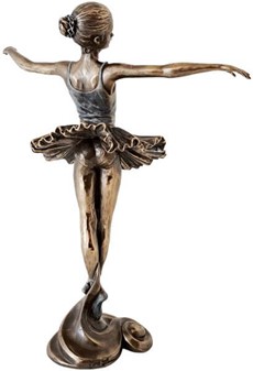 BALLETDANSER FIGUR. Enestående ballerina figur til en gave