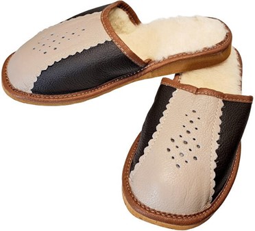 Ultimativ komfort og stil med vores varme lædertøfler til damer
