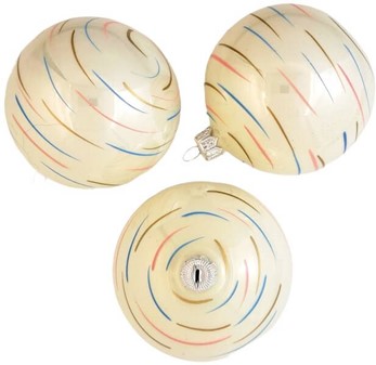 Eksklusive Julekugler Glas: Moderne Design og Håndværk. Ø 8 cm, 6 stk