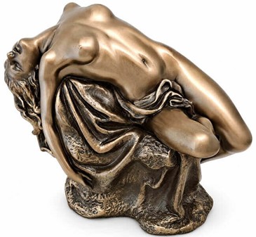 Forførende kvindefigur i bronze. Perfekt romantisk gave til ham!