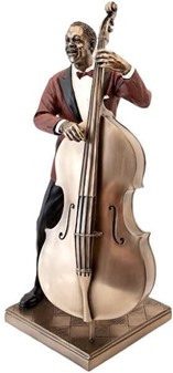 JAZZ KONTRABASSIST FIGUR | Julegave til Musiker og Musikelskeren