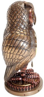 UGLE UR. Smuk bronze figur til stor gave idé til Steampunk entusiaster