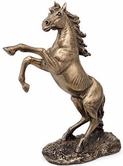 Bronze Heste Figur. Perfekt gave til til hesteejere og dyreelskere