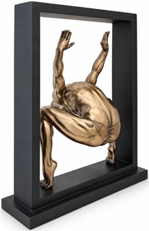 Sportsfigur i Bronze. Eksklusiv gymnastik figur og ultimativ gave