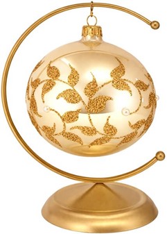 Fang Julens Lys: Gyldne Drømme Julekugler Glas. Ø 8 cm 6 stk. i æske