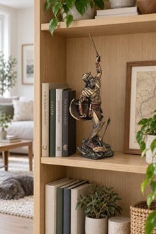 Spartacus bronze figur. Gør din hylde episk (uden at kæmpe selv)