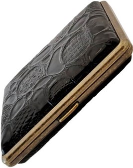 Elegant, billig cigaretetui i sort - Beskyt dine cigaretter med stil!