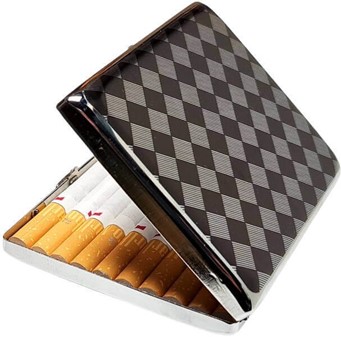 Elegant metal cigaretetui til 20 stk. Beskyttelse med stil