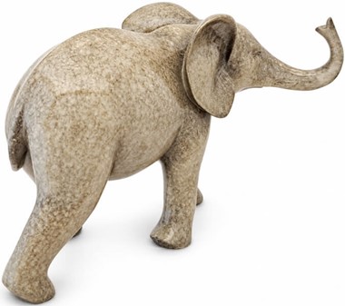 Elegant Granit Elefant Figur. Et symbol på styrke og lykke som gave