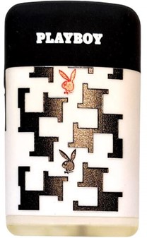 BILLIGE GAVER TIL HENDE. Billig lighter med blå flamme og Playboy-logo