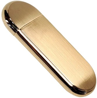 Luksuriøs Genopladelig Guld USB Lighter - Miljøvenlig og Elegant