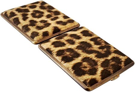 Diskret Elegance som Gave: Leopard Cigaret Etui i Kunstlæder
