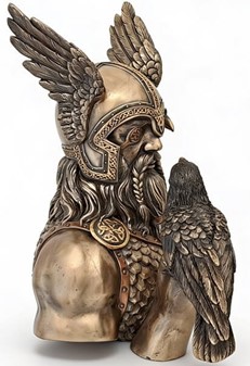 Odin Skulptur til Hjemmet. Odin Buste der styrer din stue!