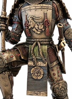 Samurai Figur Bronze. Unik Julegaveidé og Dekoration til Ham