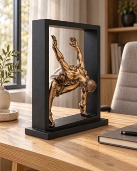 Sportsfigur i Bronze. Eksklusiv gymnastik figur og ultimativ gave