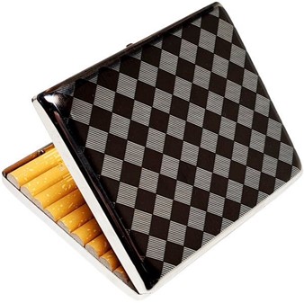 Elegant metal cigaretetui til 20 stk. Beskyttelse med stil