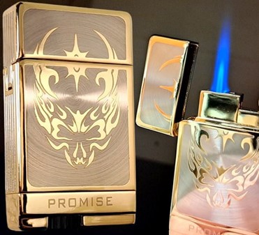 JULEGAVER TIL KÆRESTEN. Eksklusiv og elegant lighter i guld farve