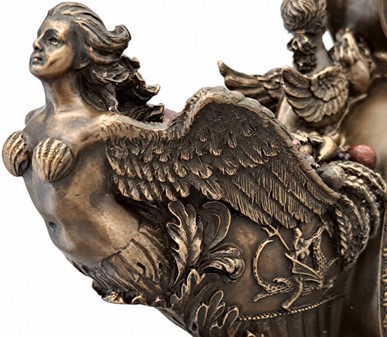 Tidløs Bronze Kaminur. Eksklusiv bryllupsgave og barok kunst i ét