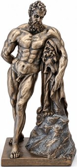 Monumental Herkules figur. Styrke, kunst og luksus til dit hjem