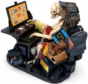 Symbolsk bryllupsgave. Sjov figur til ægte computerfreaks