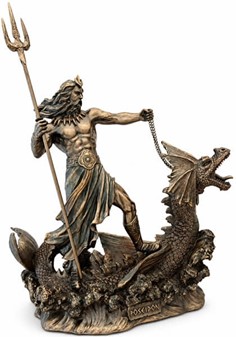 POSEIDON. Figur som gave til manden som har alt og gave til hjem