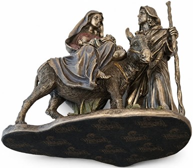 FLUGT TIL EGYPTEN. Enestående figur Hellige Familie. Ideel Julegave