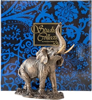 Lille Elefant Figur. Bronze Dekoration – Perfekt Gave til Hjemmet