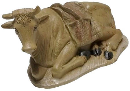 JULEGAVE. Hellige Familie, sæt med 9 stk porcelæn / gips figurer