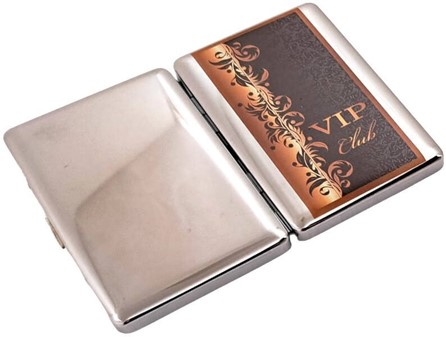 CIGARET ETUI METAL. Billige Cigaretetui til 20 stk Slim Cigaretter