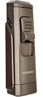 Eksklusiv Cigar Lighter. Tre Jet Flammer - Perfekt Gaveidé i Mahogni