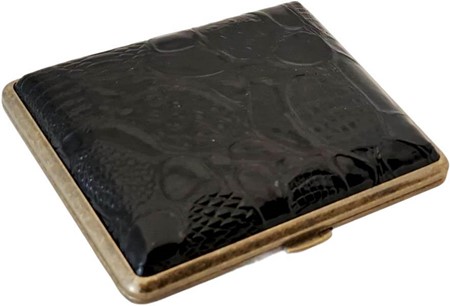 Elegant, billig cigaretetui i sort - Beskyt dine cigaretter med stil!