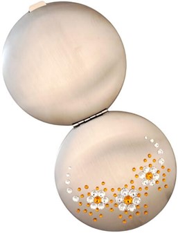 Elegant taskespejl med Swarovski krystaller – perfekt gave til hende