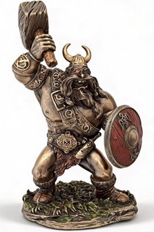 NORDISK KRIGER. Få en vred viking figur med en kæmpe hammer!