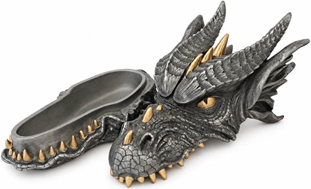 Herre Smykkeskrin. Drage – Unik Fantasy Figur og Gave til Ham