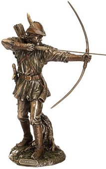 FIGURER OG DEKORATION. Legendarisk Robin Hood, Veronese figur