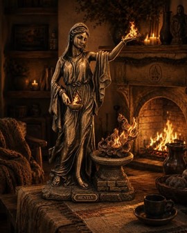 Hestia Figure – Eksklusiv og Symbolsk Bryllupsgave til Par